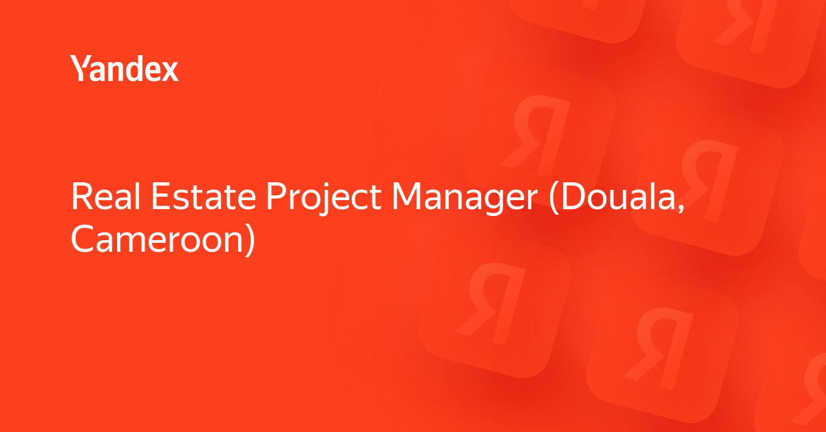 Real Estate Project Manager (Douala, Cameroon)